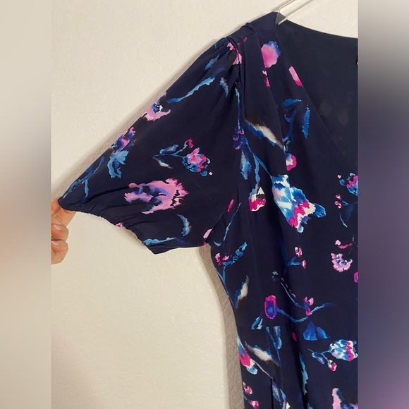 TANYA TAYLOR Estrella Ruffle Dress $595 100% Silk Plus Size 22 2X No Stretch - Picture 8 of 15